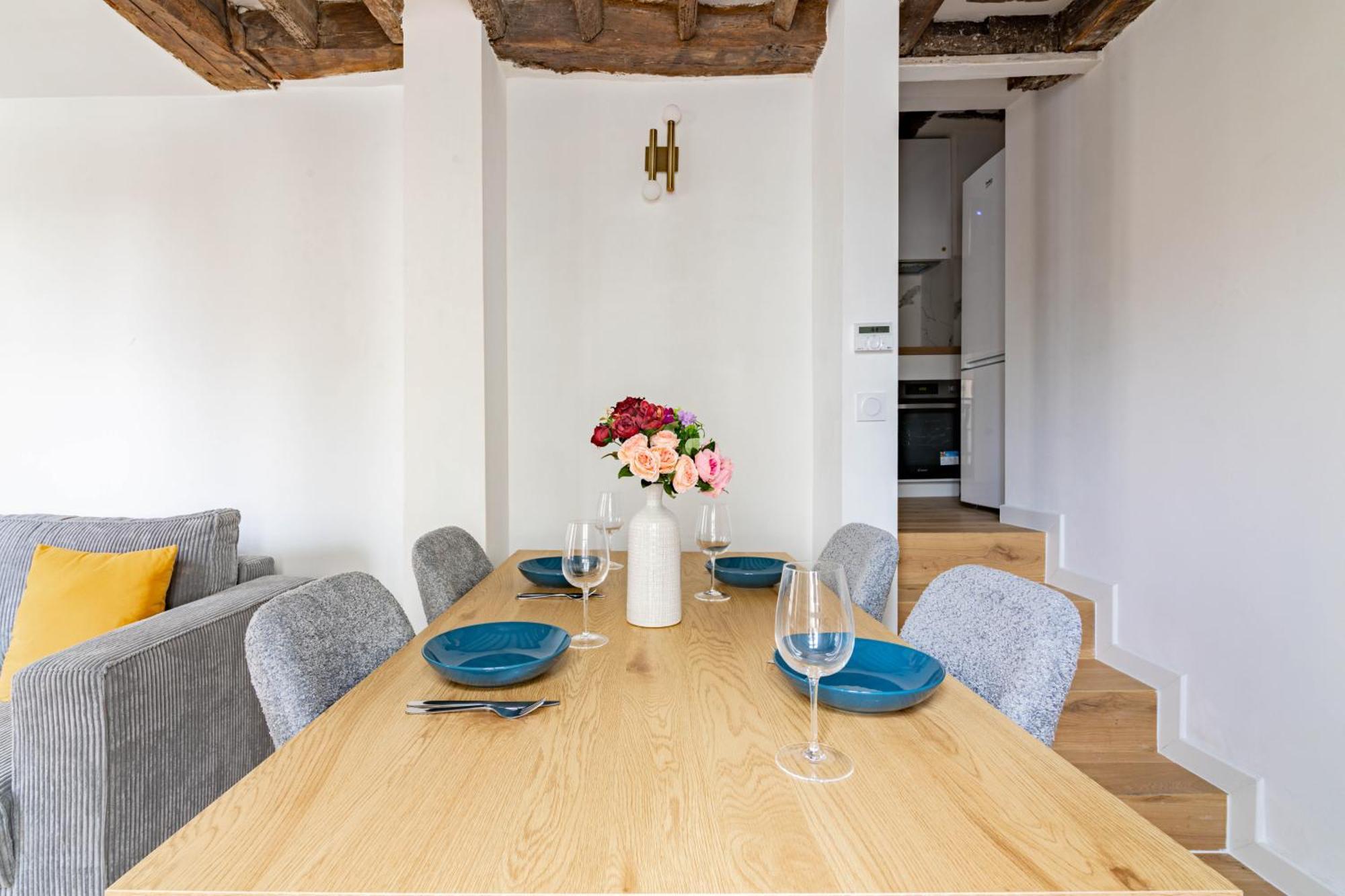 Appartement Quartier Fontaine Chatelet Les Halles Free Netflix Париж Екстериор снимка