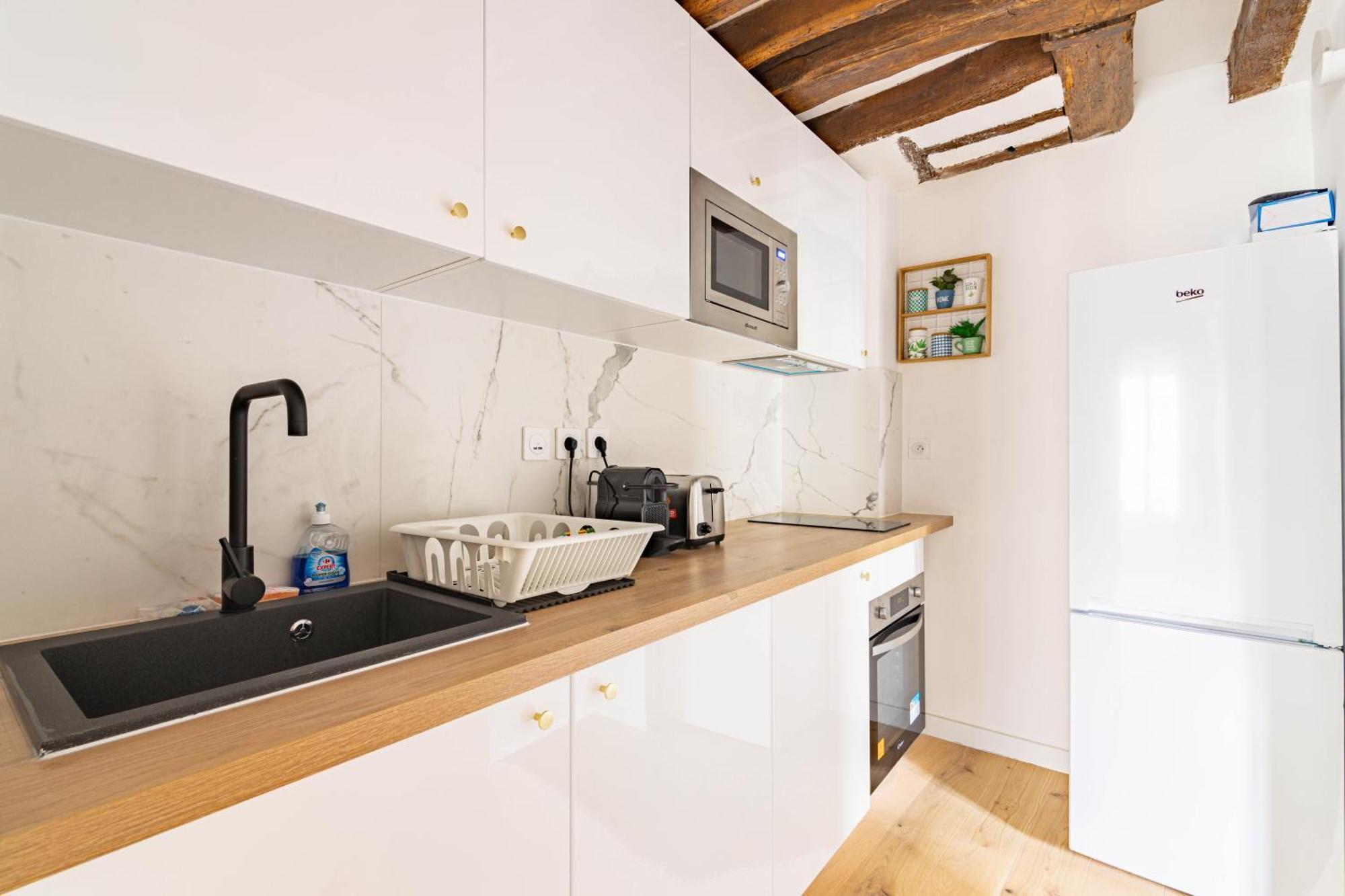 Appartement Quartier Fontaine Chatelet Les Halles Free Netflix Париж Екстериор снимка