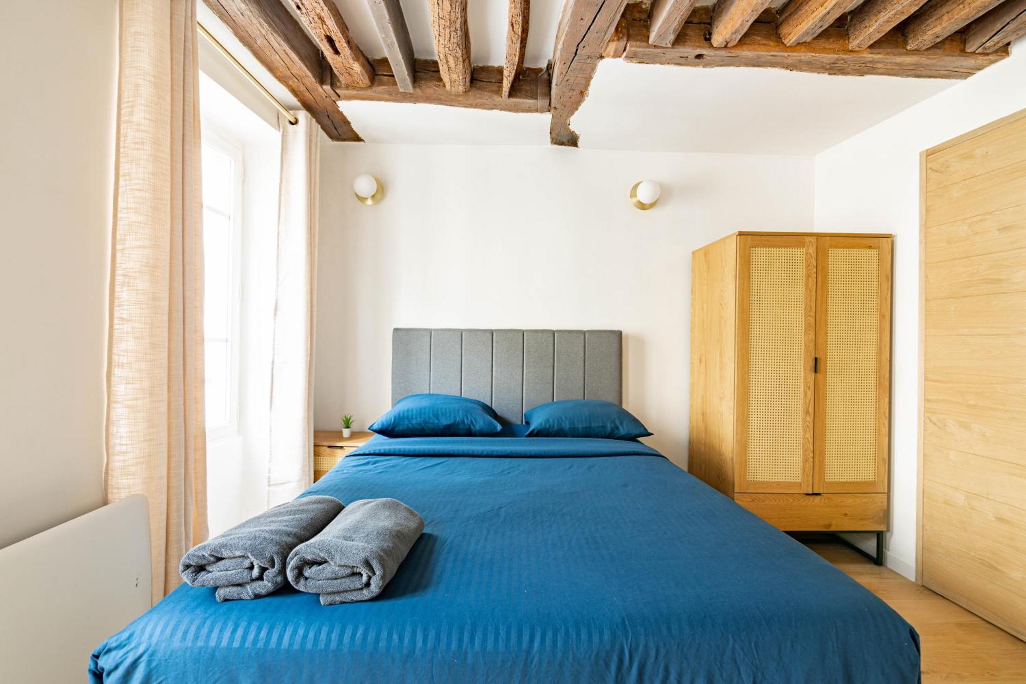 Appartement Quartier Fontaine Chatelet Les Halles Free Netflix Париж Екстериор снимка